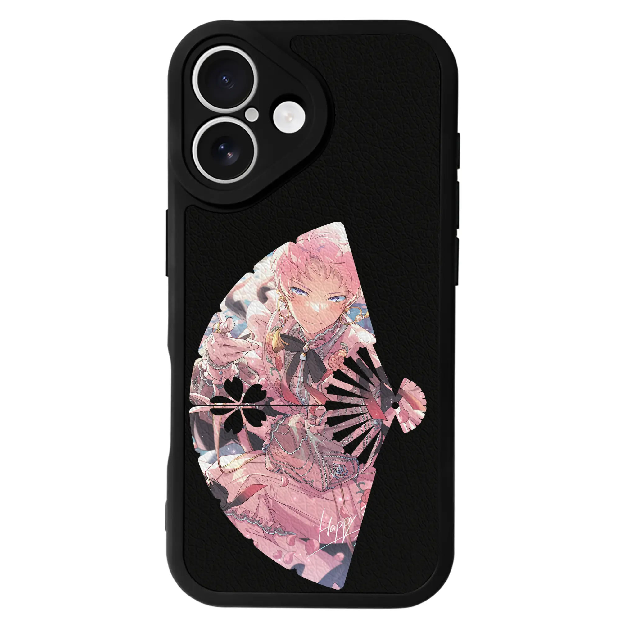 あんさん ぶる グッズ Valkyrie 斎宮宗 - IPhone 16シリーズ対応 ・ シリコンスマホケース ・ レザー調 ・ 高精度フィット ・ 耐衝撃 ・ ワイヤレス充電対応 ・ 精密カット